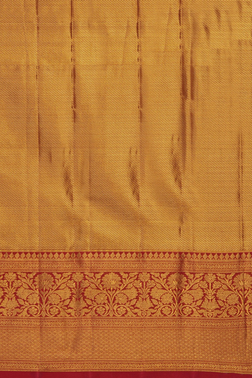 Image of Gold Kanchipattu Tissue Brocade Saree