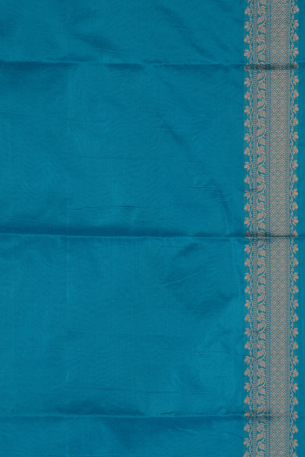 Image of Blue Banarasi Brocade Saree