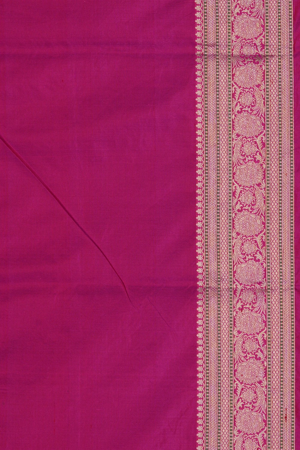 Image of Pink Banarasi Brocade Saree
