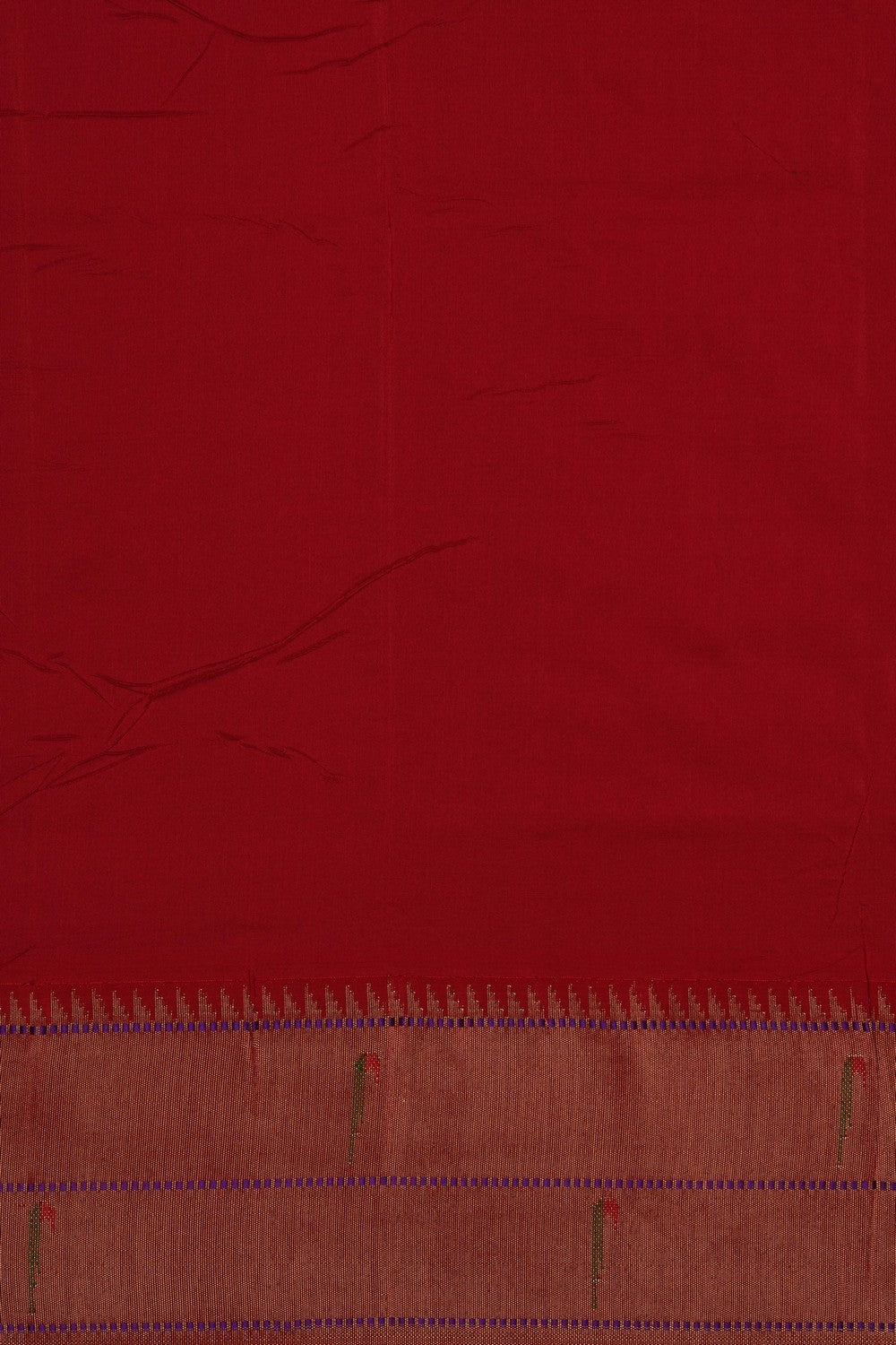Image of Red Paithani Silk Saree