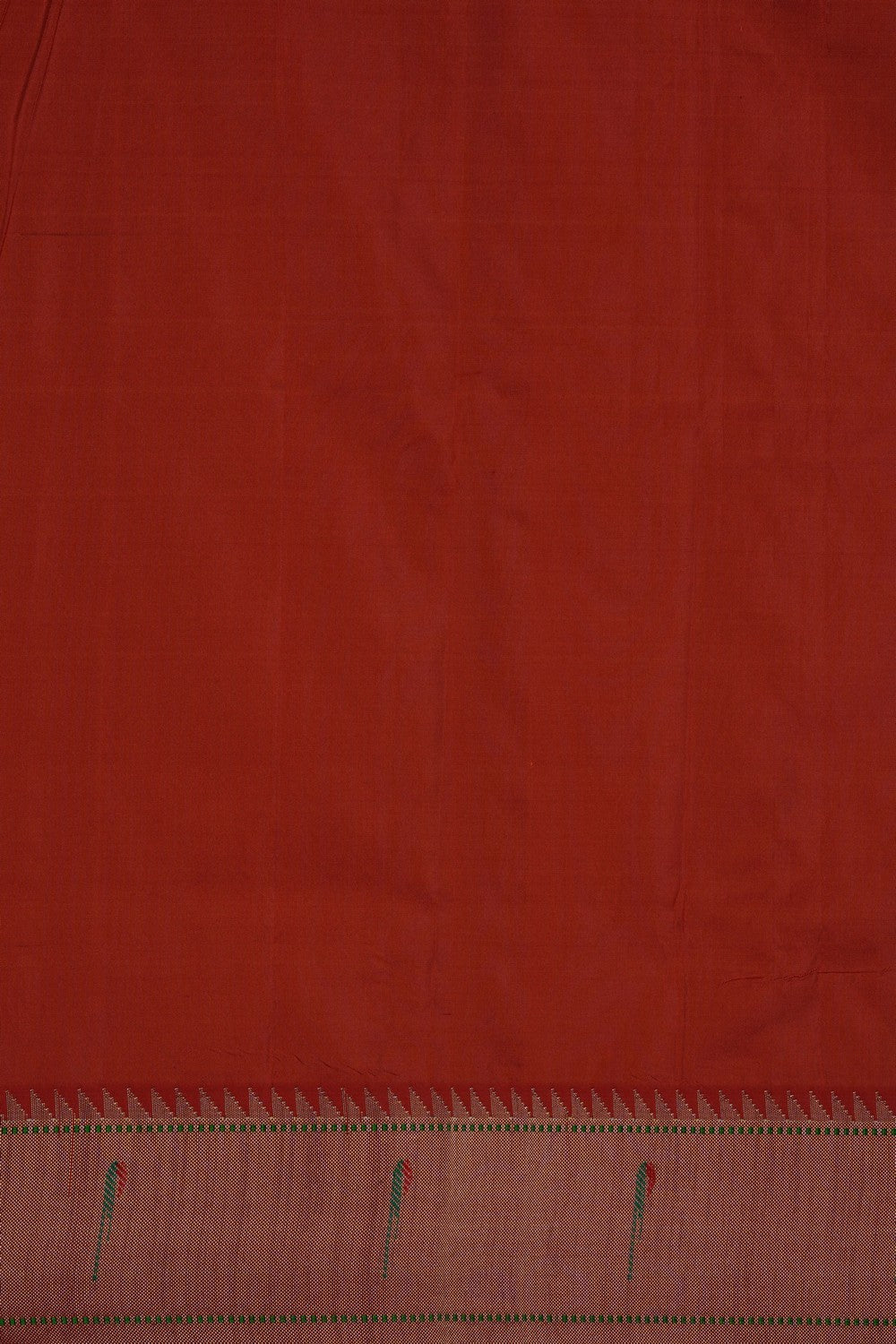 Image of Orange Paithani Silk Saree