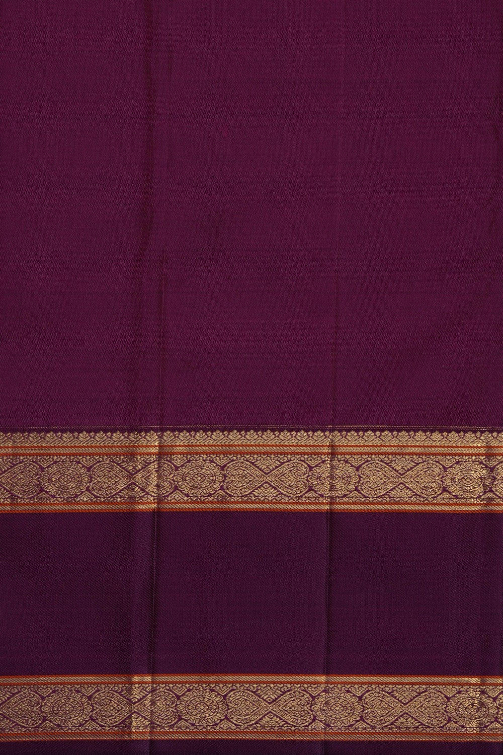 Image of Purple Kanchipattu Brocade Saree