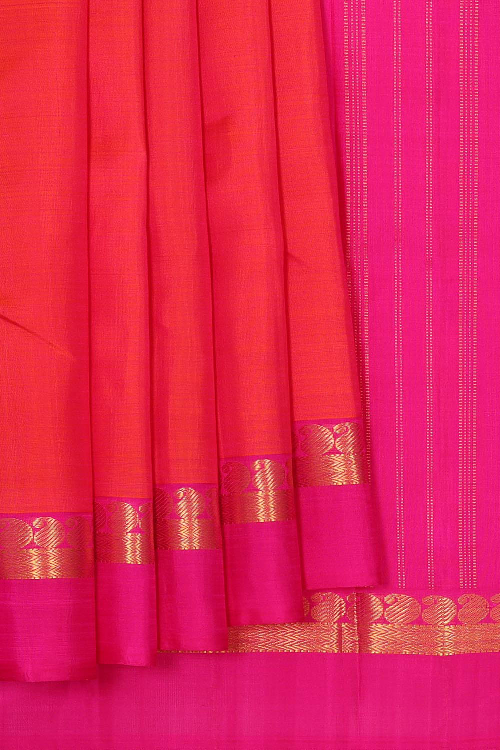 Arani Silk Light Red Saree