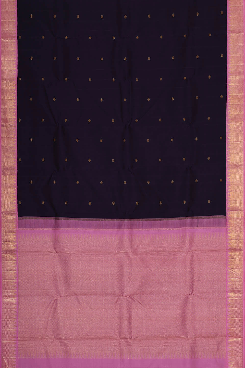 Arani Silk Navy Blue Saree