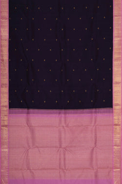 Image of Arani Silk Navy Blue Saree