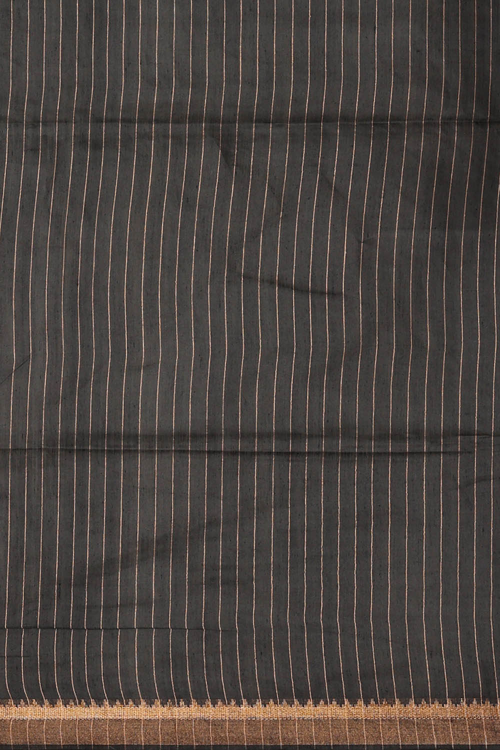 Image of Moonga Tussar Silk Coral Pink Saree