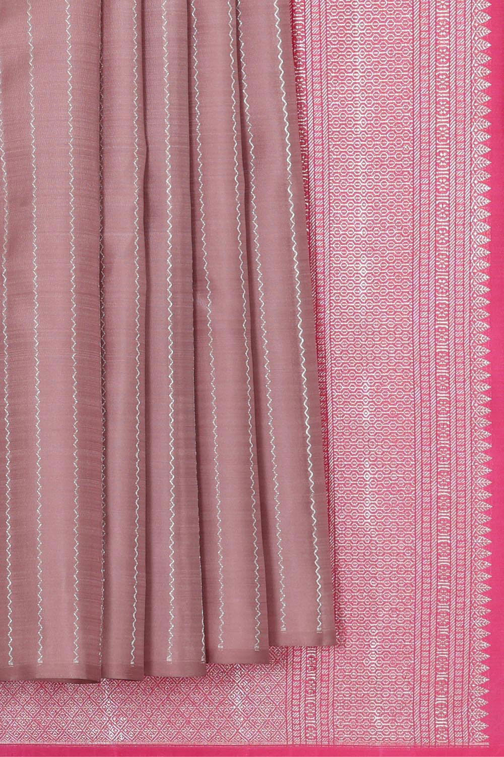 Arani Silk Mauve Pink Saree