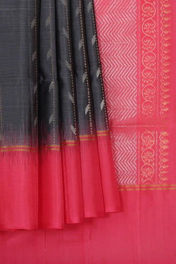 Image of Black Silk Saree