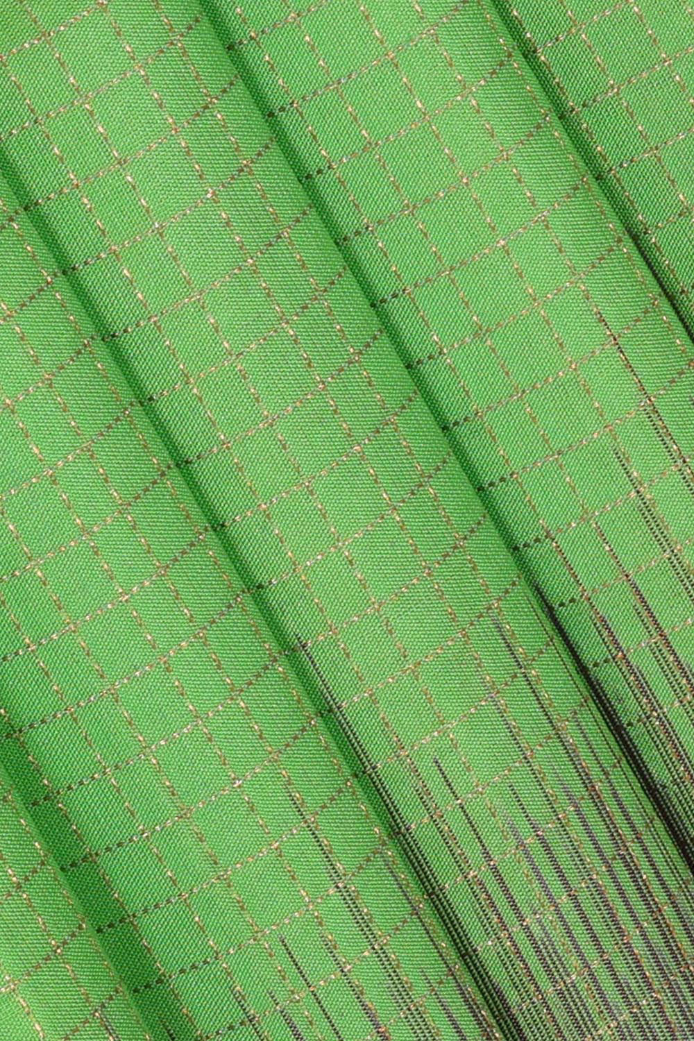 Fresh Green Silk Saree