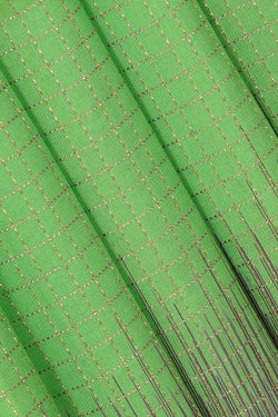 Image of Fresh Green Silk Saree