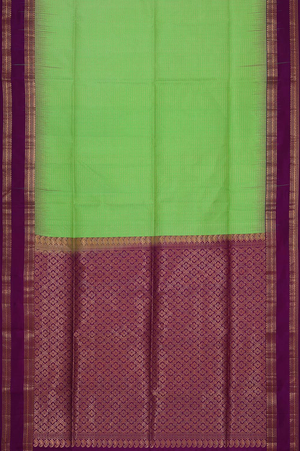 Fresh Green Silk Saree