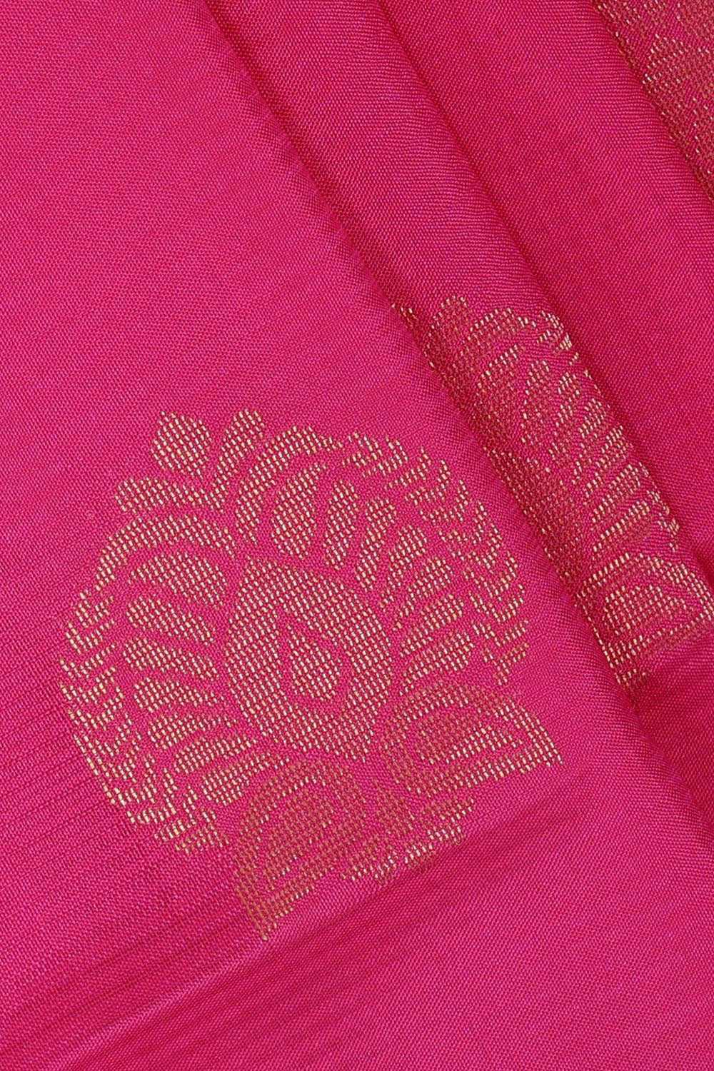 Bright Pink Silk Saree