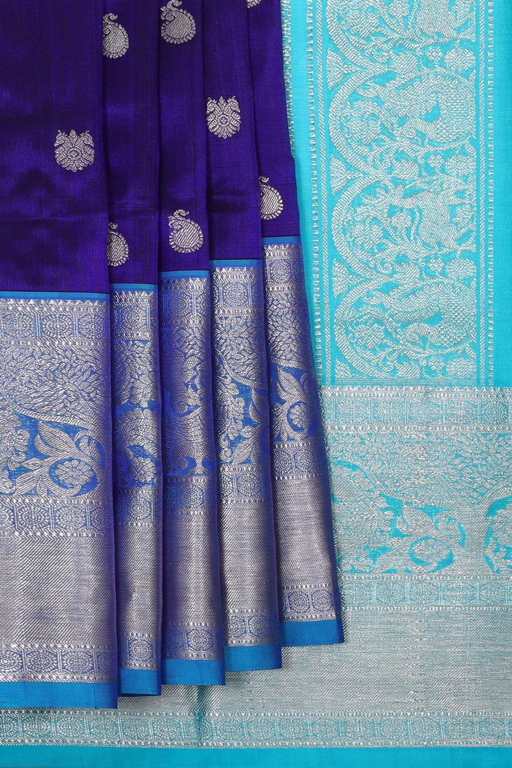 Venkatagiri Silk Purple Saree