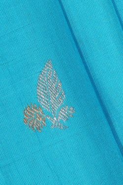 Image of Venkatagiri Silk Sky Blue Saree