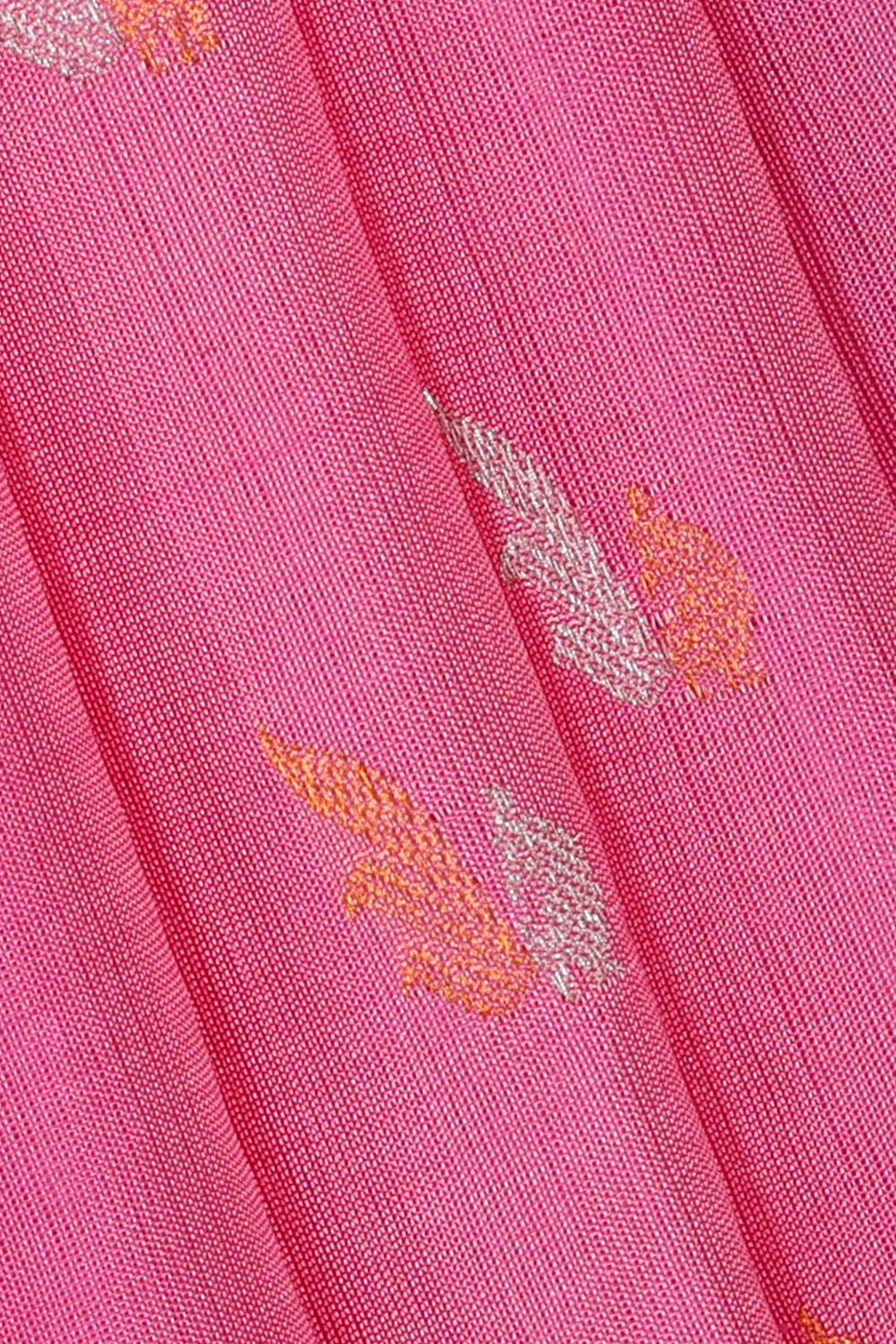 Venkatagiri Silk Pink Saree