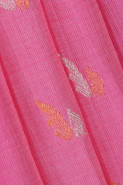 Image of Venkatagiri Silk Pink Saree