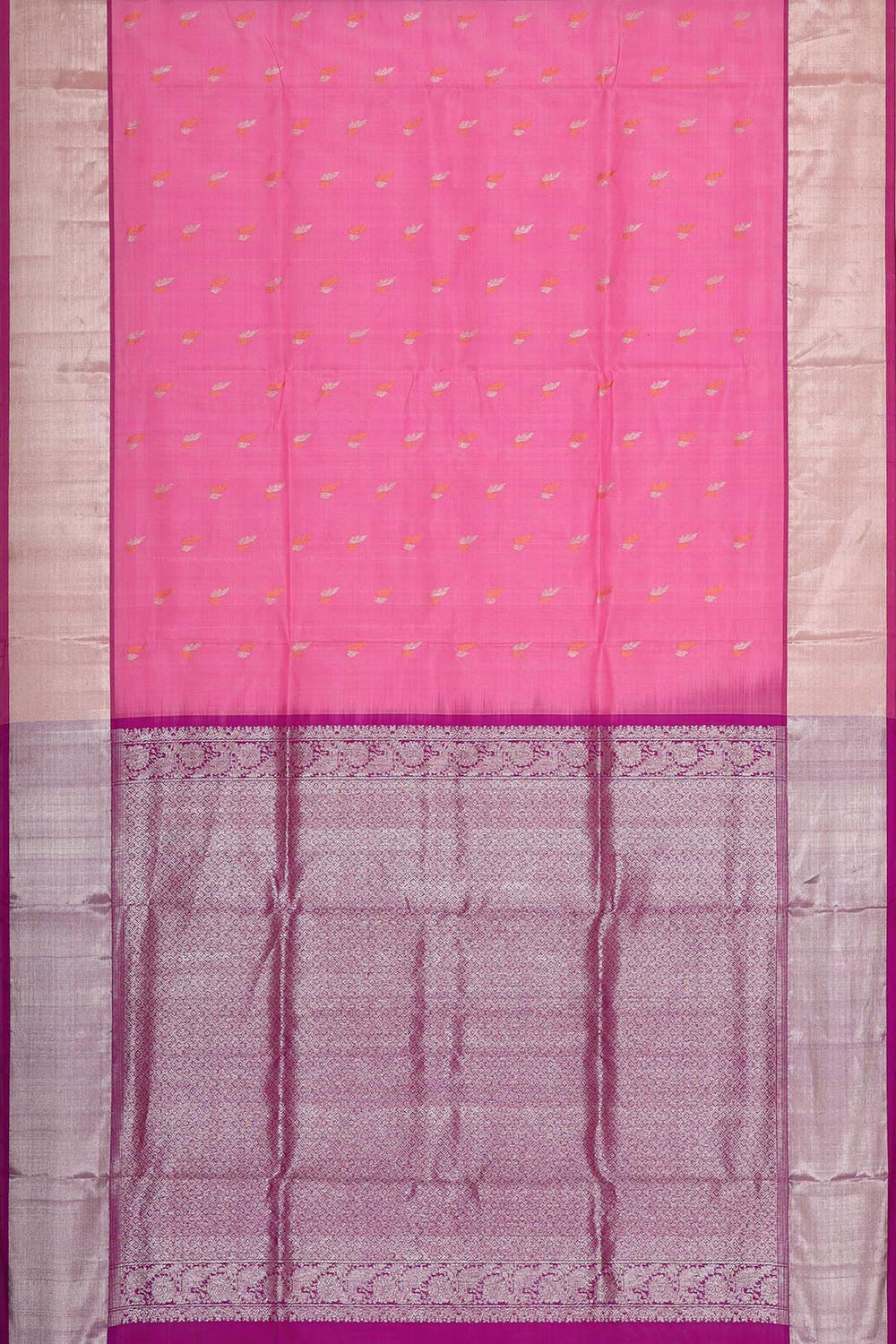 Venkatagiri Silk Pink Saree