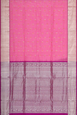 Image of Venkatagiri Silk Pink Saree