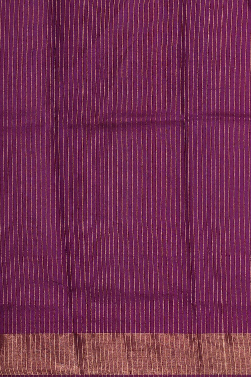 Printed Tussar Silk Dark Lavender Saree