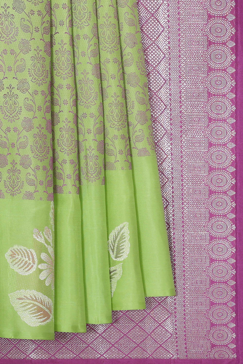 Arani Silk Light Green Saree