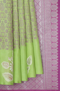 Image of Arani Silk Light Green Saree