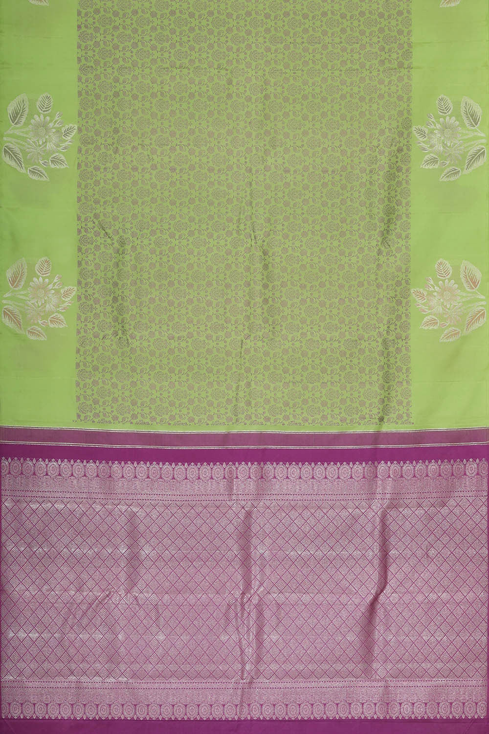 Arani Silk Light Green Saree