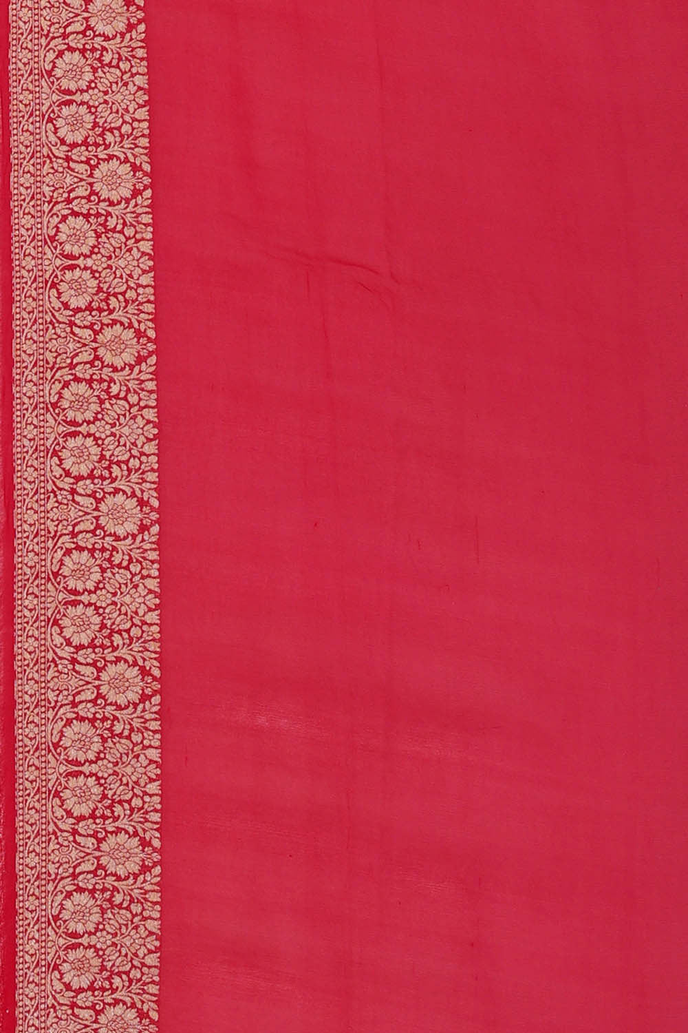 Banarasi Georgette Red Saree