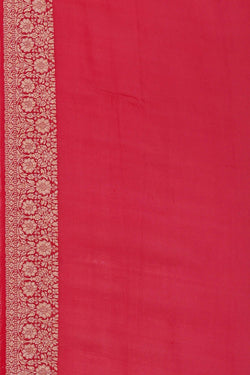 Image of Banarasi Georgette Red Saree