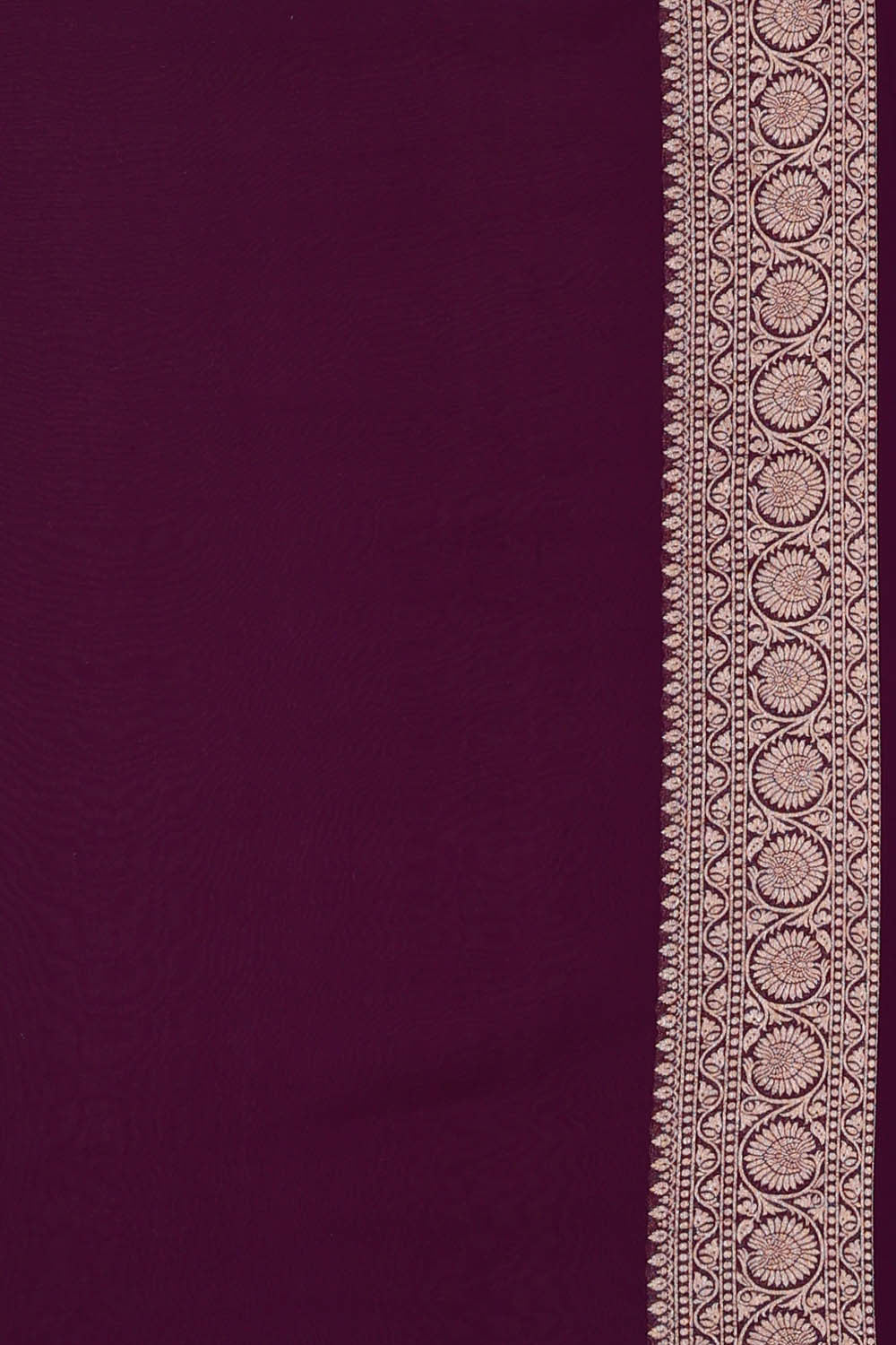 Banarasi Georgette Violet Saree