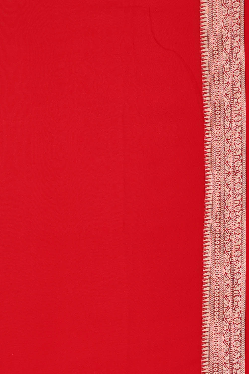 Banarasi Georgette Red Saree