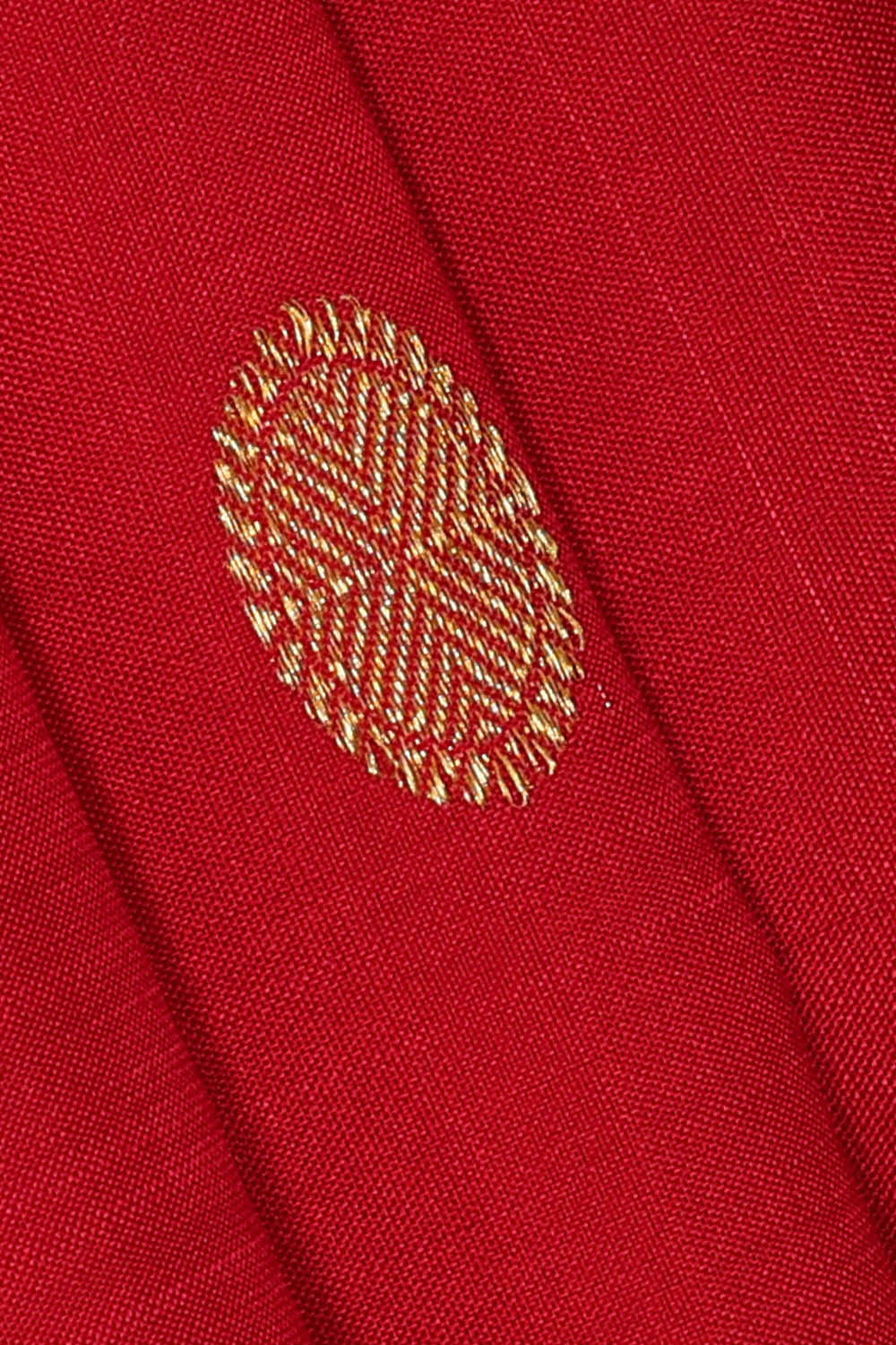 Image of Red Arani Silk Saree