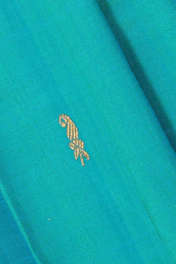 Image of Arani Silk Deep Sea Green Saree