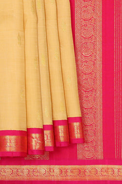 Image of Arani Silk Cream Saree