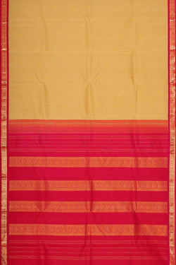 Image of Arani Silk Cream Saree