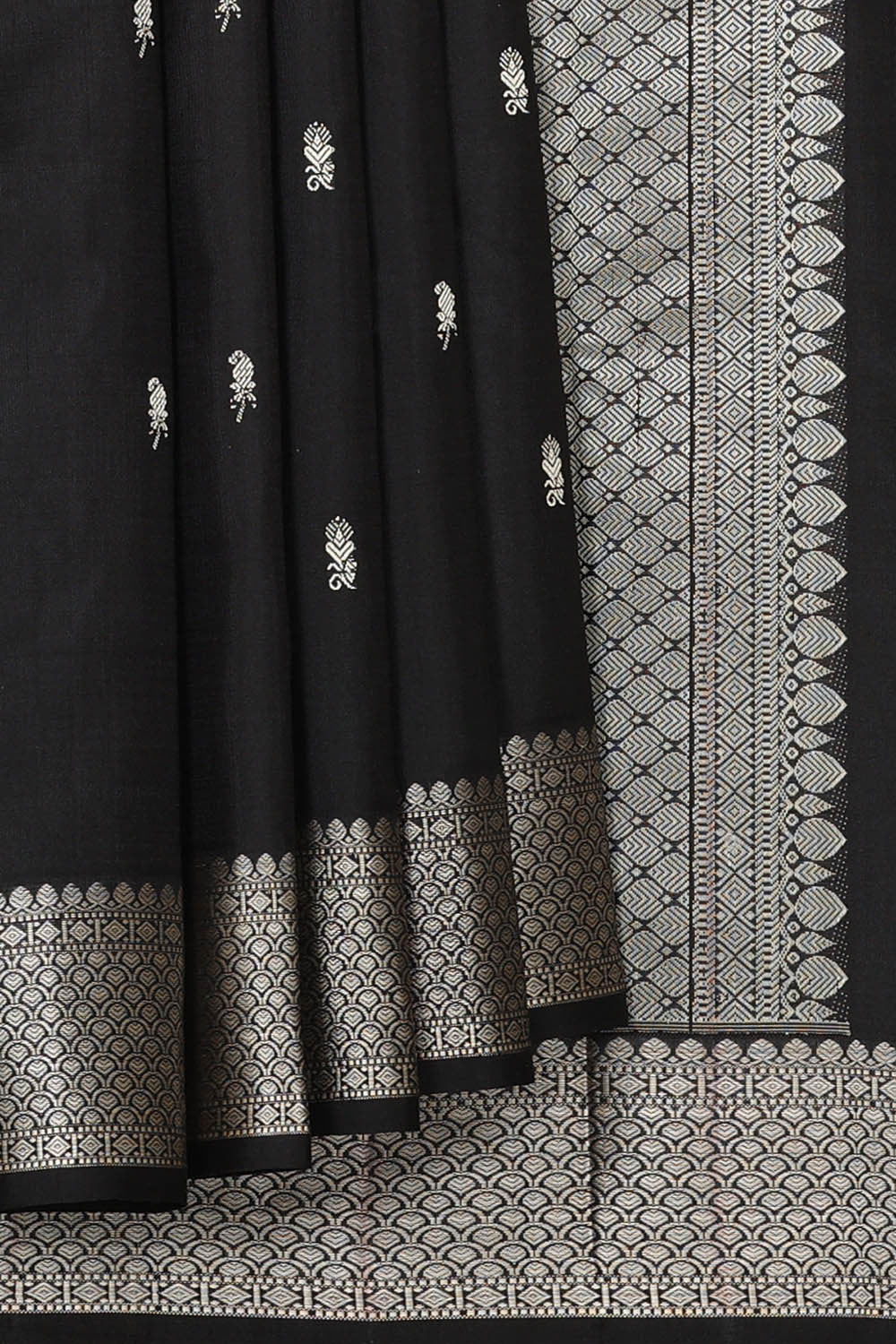 Arani Silk Black Saree