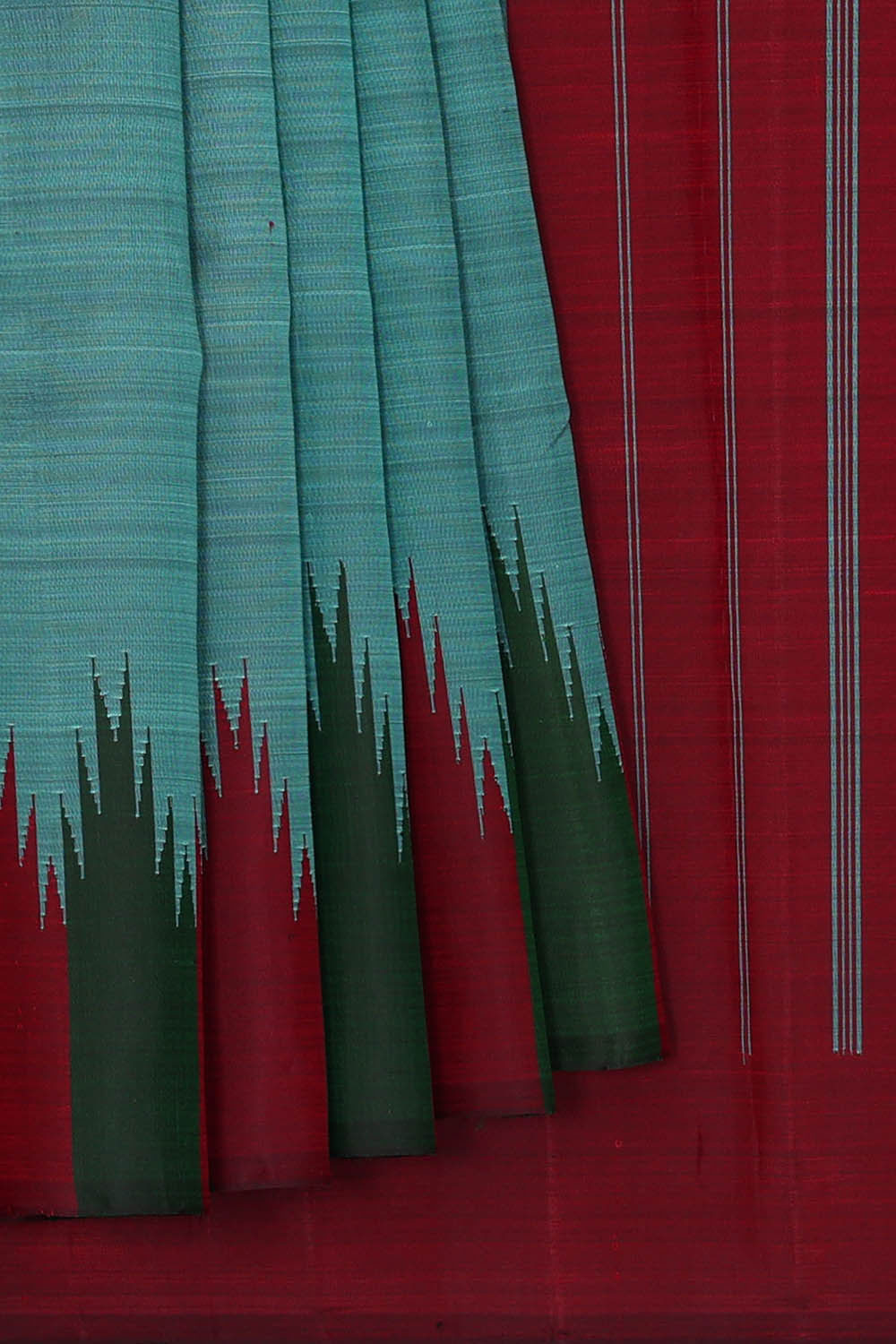 Image of Blue Arani Silk Saree