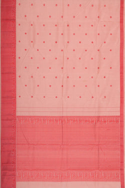 Image of Arani Silk Light Peach Saree