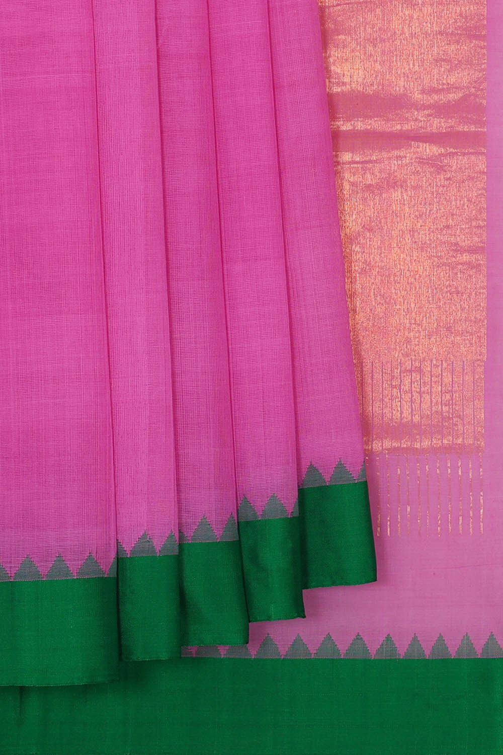 Uppada Cotton Pink Saree