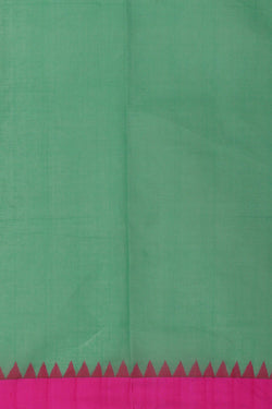 Image of Uppada Cotton Green Saree