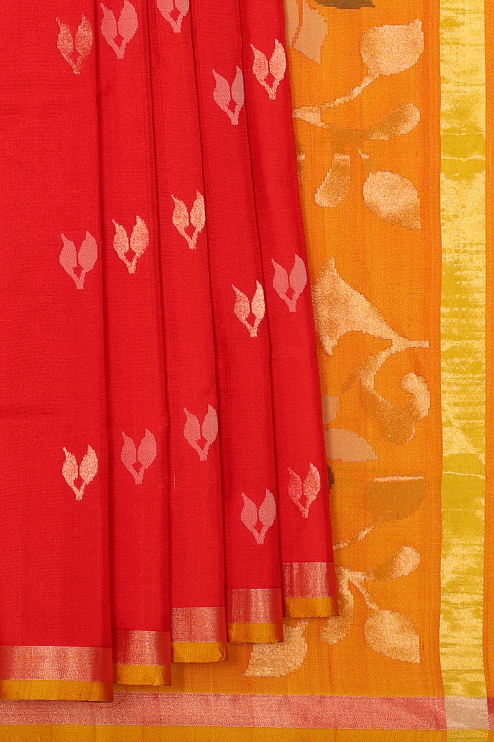 Uppada Silk Red Saree