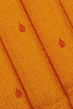 Image of Uppada Silk Mustard Yellow Saree