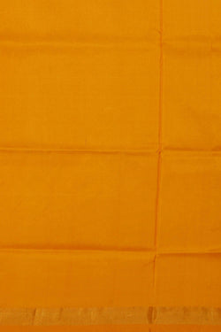 Image of Uppada Silk Mustard Yellow Saree