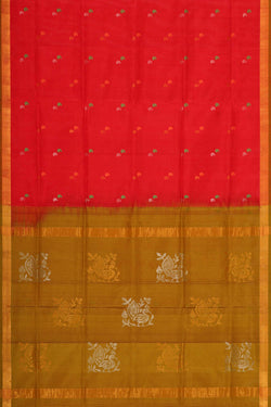 Image of Uppada Silk Red Saree