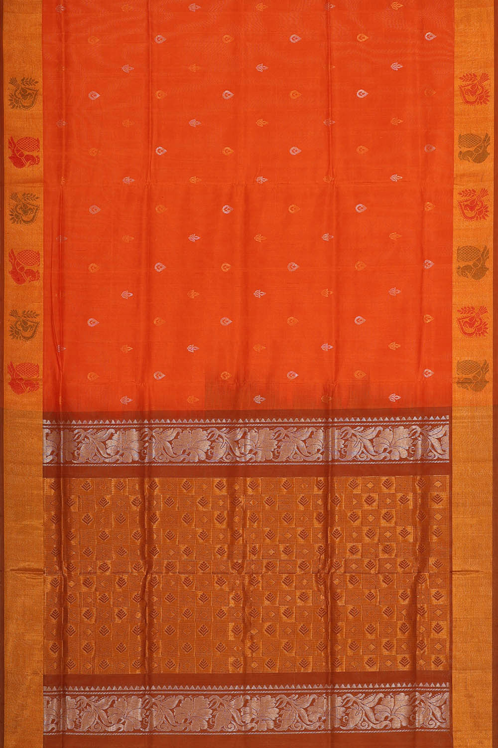 Uppada Silk Orange Saree