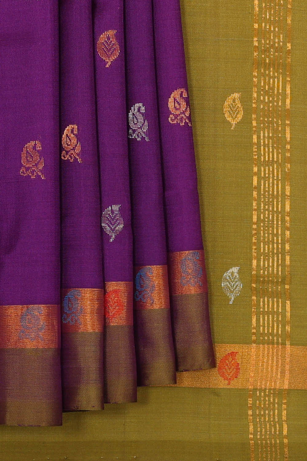 Uppada Silk Purple Saree