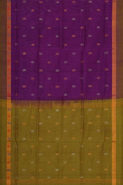 Image of Uppada Silk Purple Saree