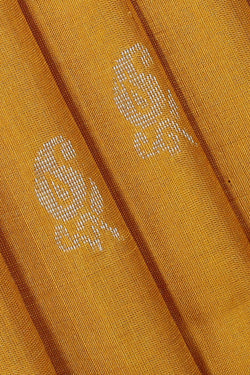 Image of Uppada Silk Mustard Yellow Saree