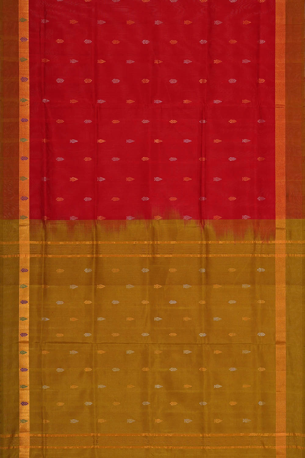 Uppada Silk Red Saree