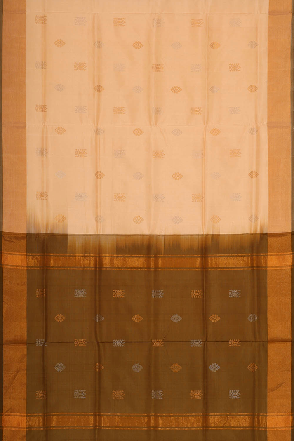 Image of Uppada Silk Light Peach Saree