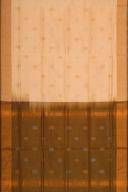 Image of Uppada Silk Light Peach Saree